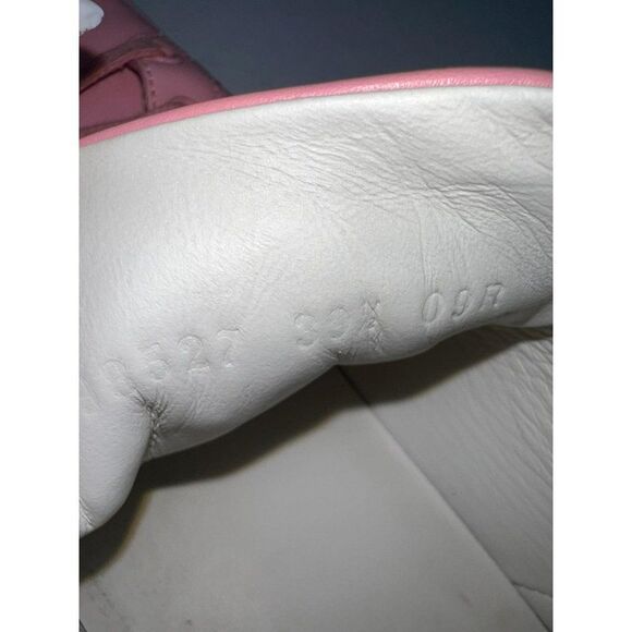 GUCCI Men Pink & Purple Leather New Ace Athletic Sneakers Size 39.5 main image 5